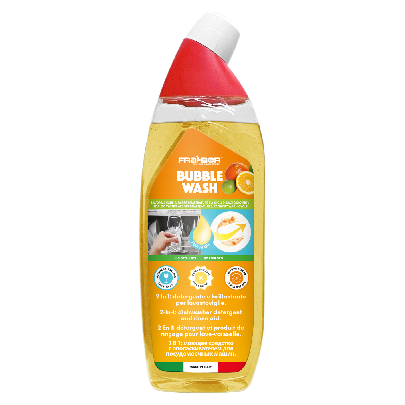 Detergente para Lavavajillas Bubble Wash Gel