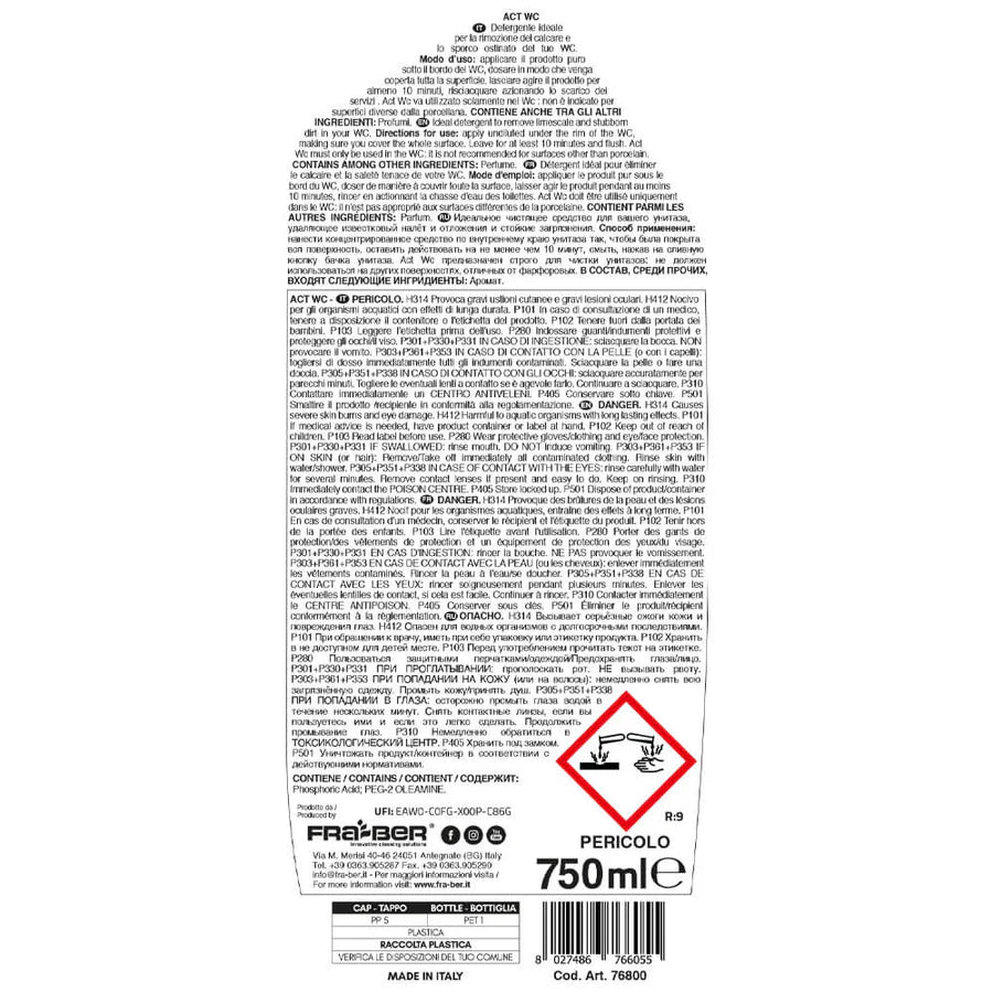 Limpiador baño ACT WC